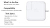 Apple 85W MagSafe 2 Power Adapter (for MacBook Pro with Retina display)