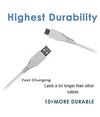Vivo Y3 Fast Charge And Data Sync 1.2 Mt Cable White-chargingcable.in