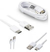 Oppo F15 Vooc Charge And Data Sync Type-C Cable White-chargingcable.in