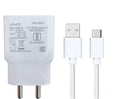 Vivo Y21 2 Amp Dual Engine Fast Mobile Charger with USB Type-C Data Cable