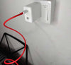 Oneplus 9 Pro Warp Charge 65W Mobile Charger With Type C to Type-C Cable Red